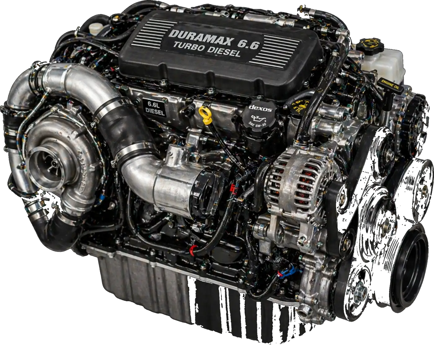 Duramax 6.6L engine