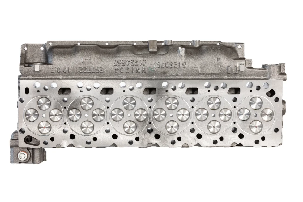 6.7 Cummins Fire-Ringed Cylinder Head, 103 lb Springs, With Gasket (2007.5–2018) (PP-24v6.7H-L103vsFR)