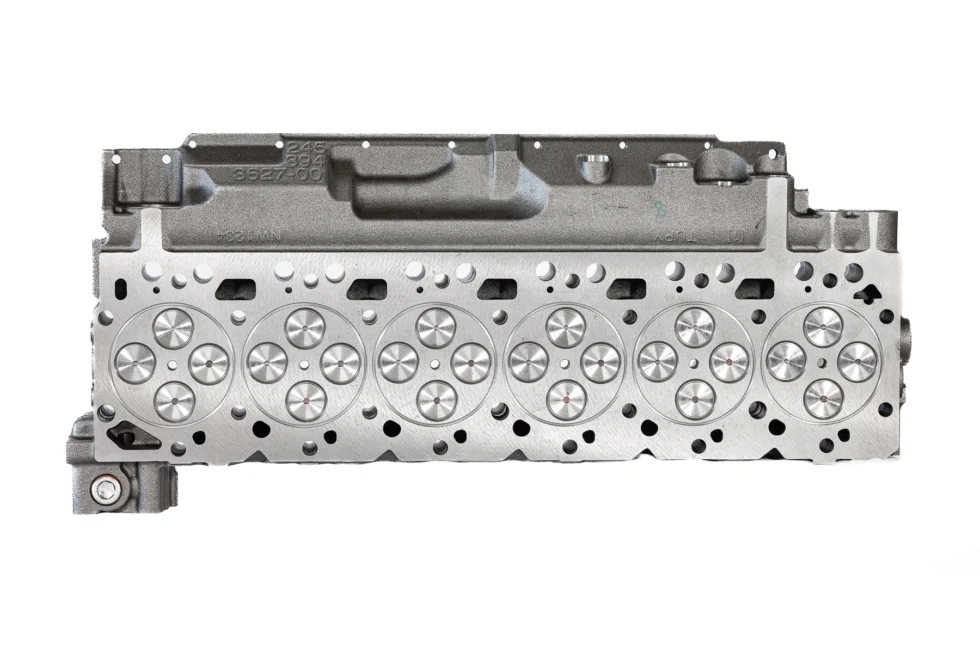 5.9 Cummins 24V Cylinder Head, 103 lb Springs, Fire-Ringed (1998–2002) (PP-24vHead-L103VS-FR)