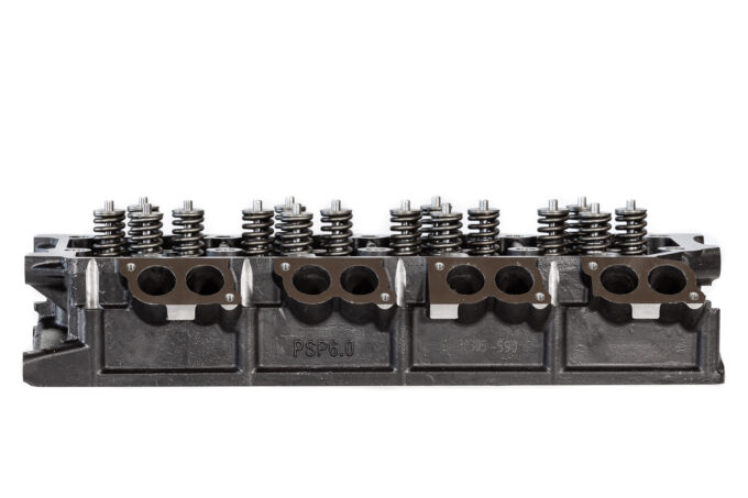 6.0 Powerstroke Loaded Cylinder Head, 18mm Dowel, OEM Springs, O-Ringed (PP-18mmLOEM-O), photo 4