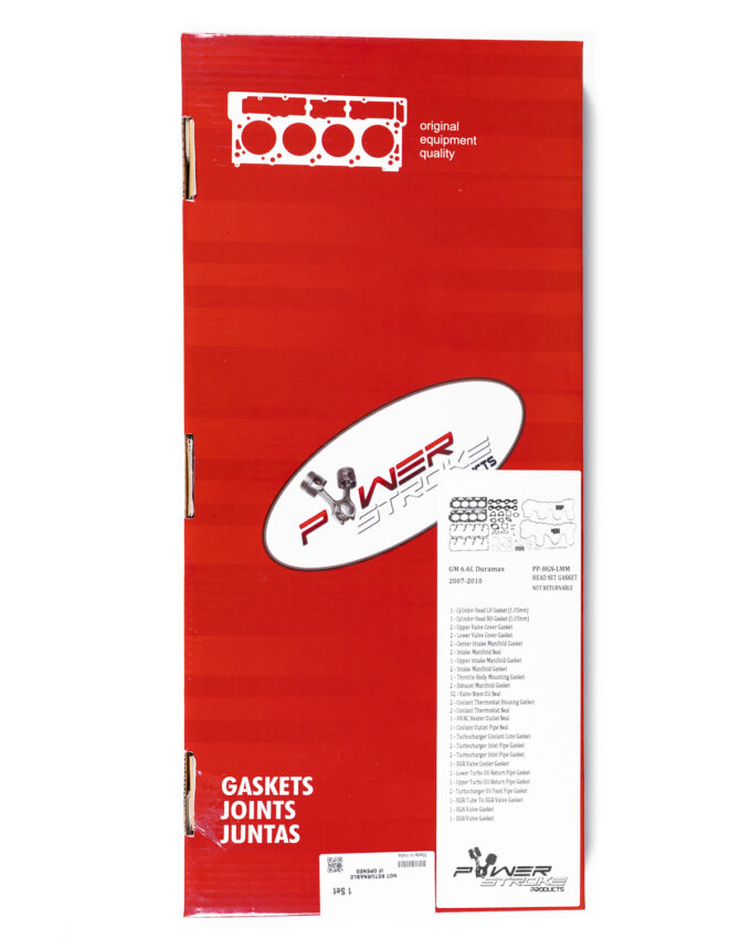 "High-quality head gaskets and cylinder heads for performance engine products showcased in the image titled '_Z9A5992-Kit', perfect for turbo upgrades and diesel engine rebuild kits, including premium Powerstroke Parts."