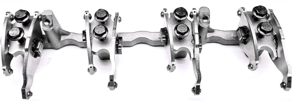 "6.4 Rocker website showcasing high-quality performance engine products, including head gaskets, cylinder heads, turbo upgrades, and diesel engine rebuild kits for Powerstroke parts."