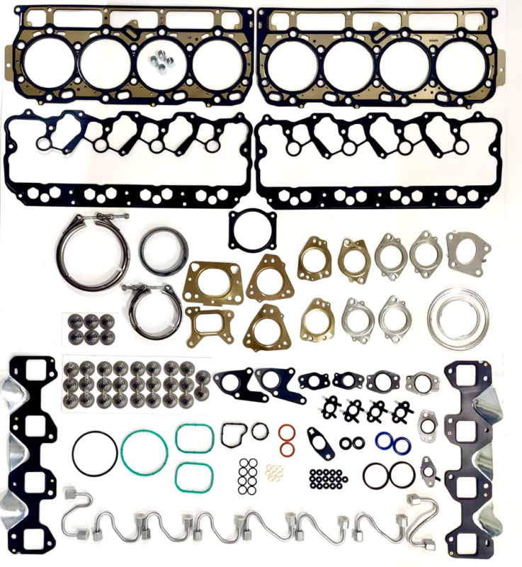 "High-quality L5P upper gasket set designed for performance engine products, including head gaskets for cylinder heads and diesel engine rebuild kits, perfect for turbo upgrades and Powerstroke Parts."